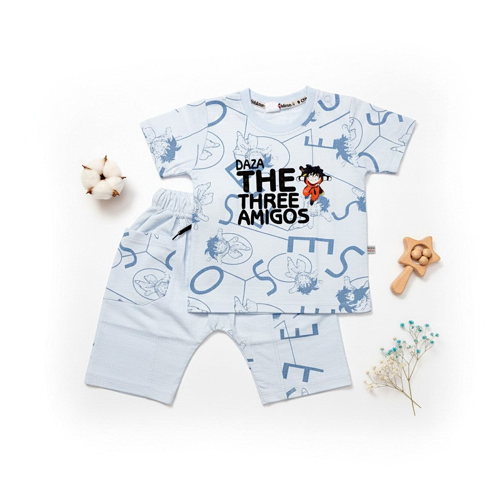 Daza The Three Amigos 2-Piece Set (T-Shirt + Shorts)