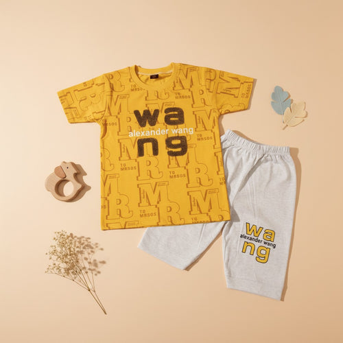 Alexander Wang Kids Printed T-Shirt & Shorts Set