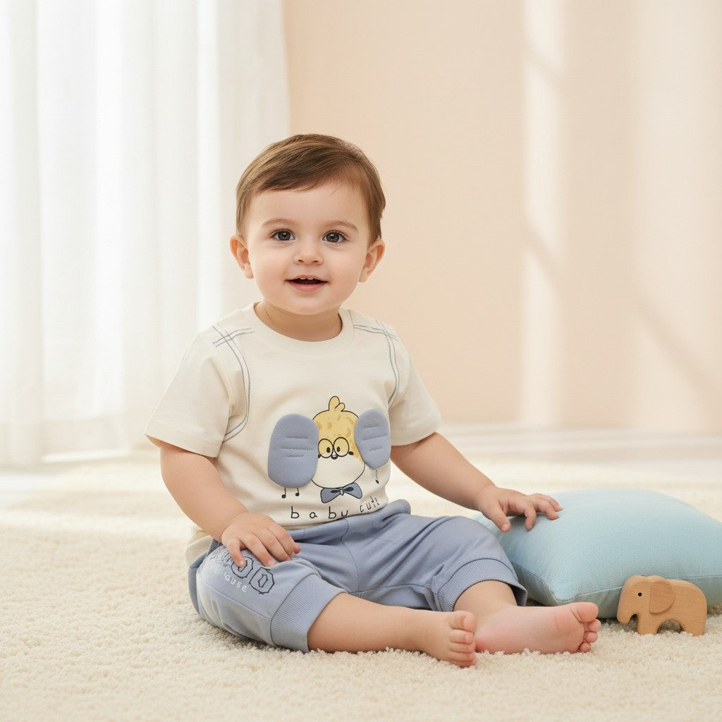 Baby Cute Bird 2-Piece Set (T-Shirt + Shorts)