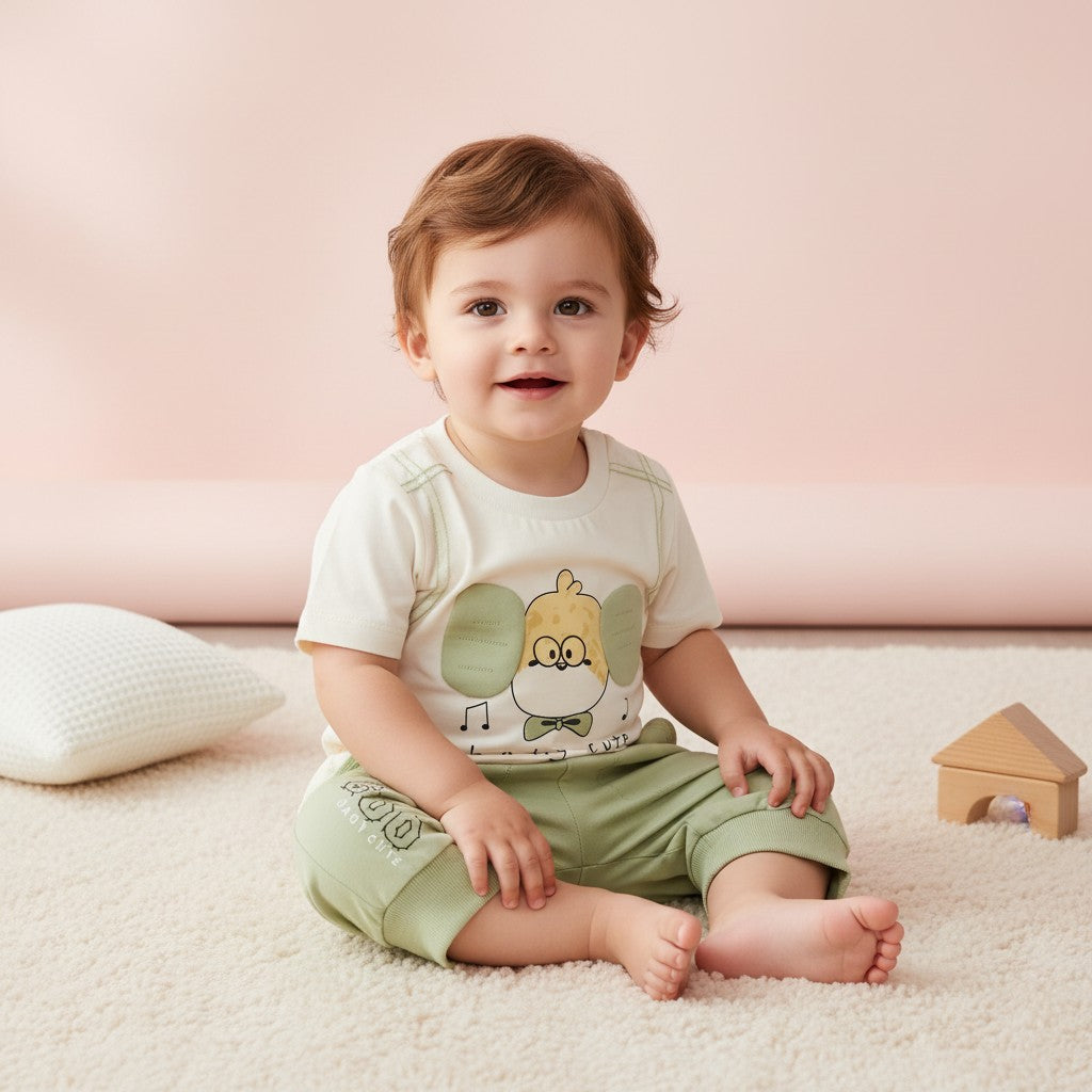 Baby Cute Bird 2-Piece Set (T-Shirt + Shorts)