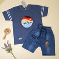 Mountain Print Baby Boy Co-ord Set