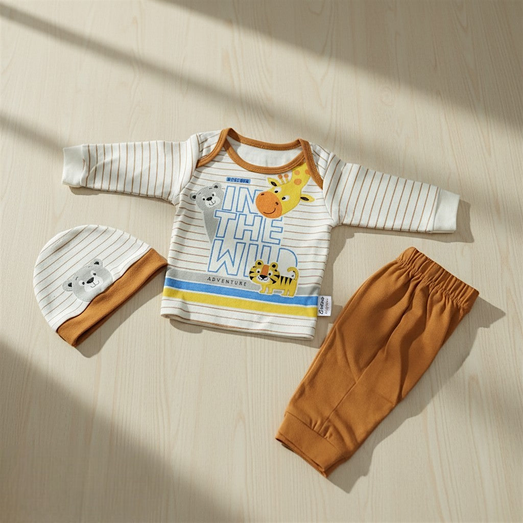 In The Wild Adventure 3-Piece Baby Set