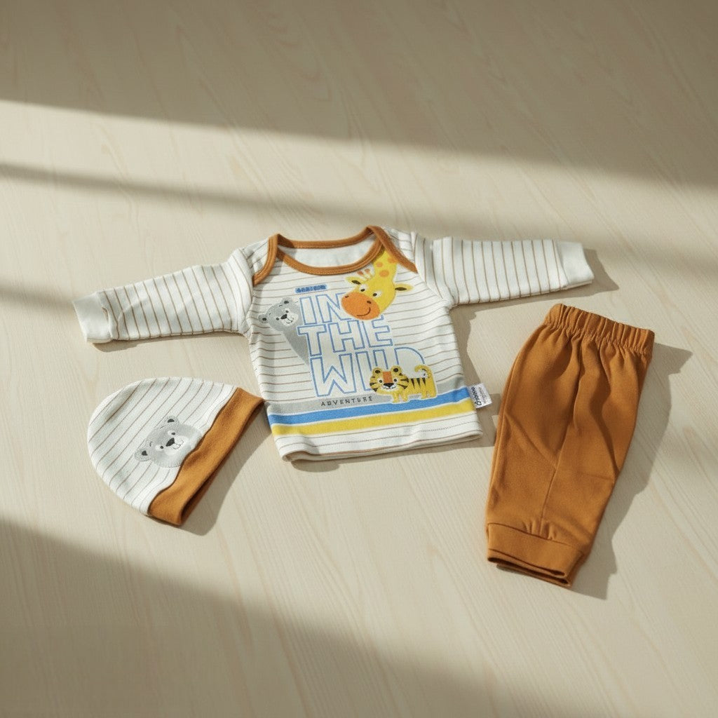 In The Wild Adventure 3-Piece Baby Set